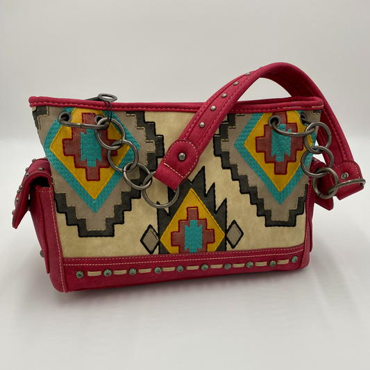 Red wild and free Satchel Bag